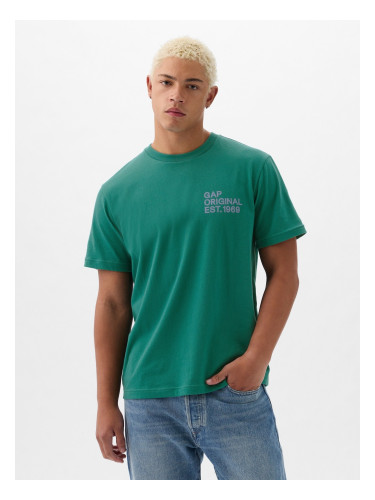 Green men's T-shirt GAP
