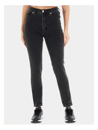 Calvin Klein Jeans Дънки J20J221584 Черен Skinny Fit