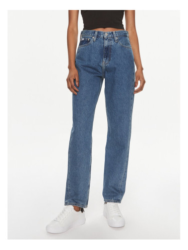 Calvin Klein Jeans Дънки Authentic J20J222443 Тъмносин Straight Fit