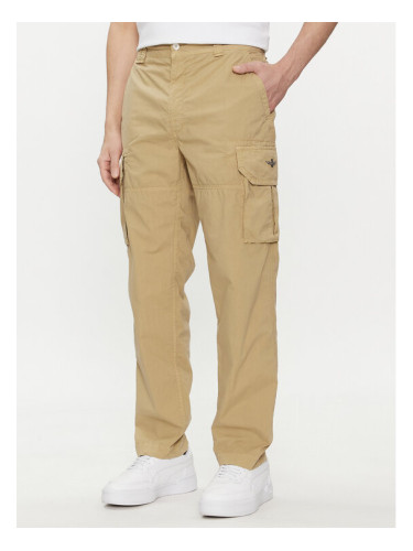 Aeronautica Militare Текстилни панталони 241PA1578CT3244 Бежов Regular Fit