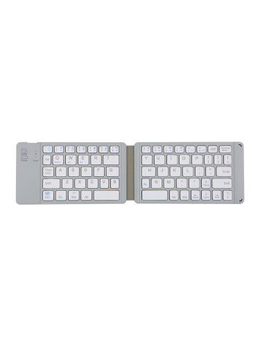 Клавиатура DLFI K018, Сгъваема, Bluetooth, Бял - 6180