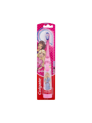 Colgate Kids Barbie Battery Powered Toothbrush Extra Soft Ултразвукова четка за зъби за деца 1 бр