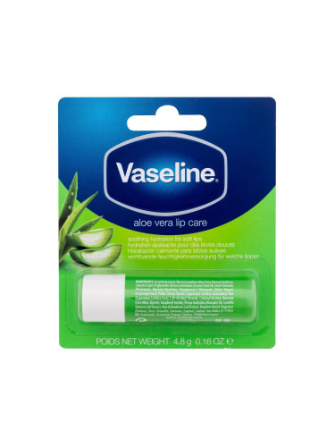 Vaseline Aloe Vera Lip Care Балсам за устни за жени 4,8 гр