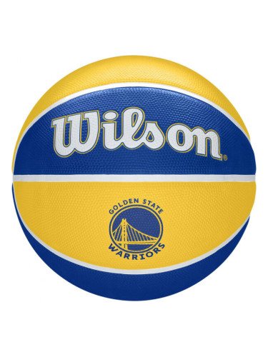 Wilson NBA TEAM TRIBUTE WARRIORS Баскетболна топка, синьо, размер