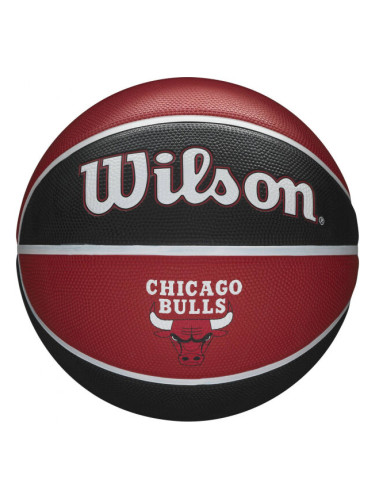 Wilson NBA TEAM TRIBUTE BULLS Баскетболна топка, червено, размер