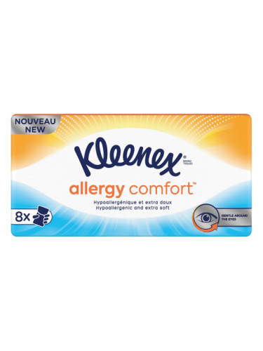 KLEENEX ALERGY COMFORT Хипоалергенни кърпи 4 пласта 8 бр/пак