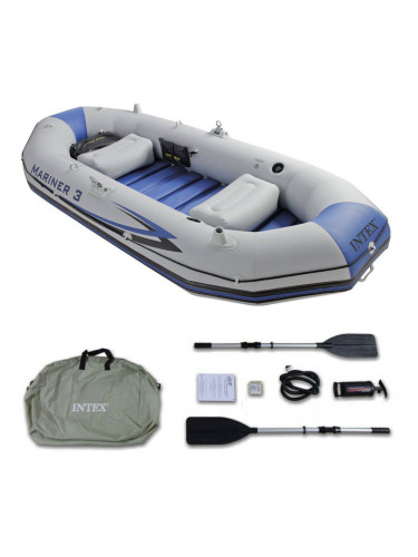 Надуваема лодка 297x127x46 см, INTEX 68373NP Mariner 3