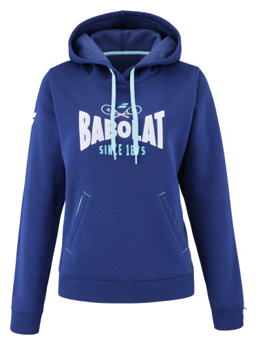 Babolat Exercise Hood Sweat Women Estate Blue S Women's Sweatshirt