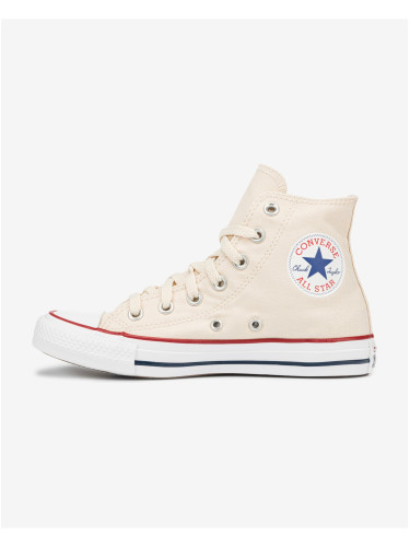 Cream Converse Ankle Sneakers
