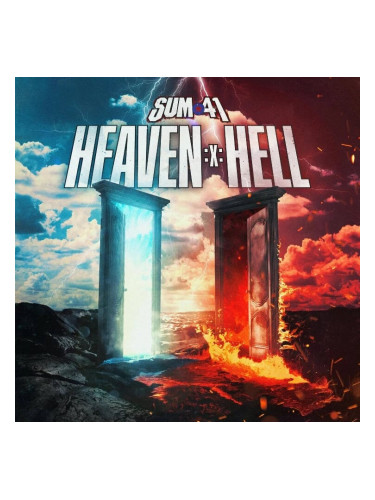 Sum 41 - Heaven :X: Hell (Black & Red with Blue Splattered Coloured) (Indie) (2 LP)