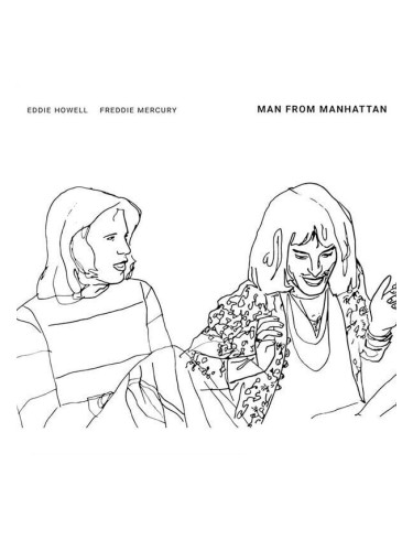 Eddie Howell & Freddie Mercury - Man From Manhattan (White Coloured) (LP)