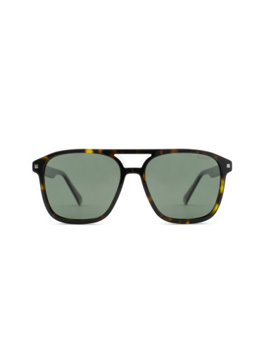 Polaroid PLD 2118/S/X 086 UC 57 - квадратна слънчеви очила, unisex, кафяви, поляризирани