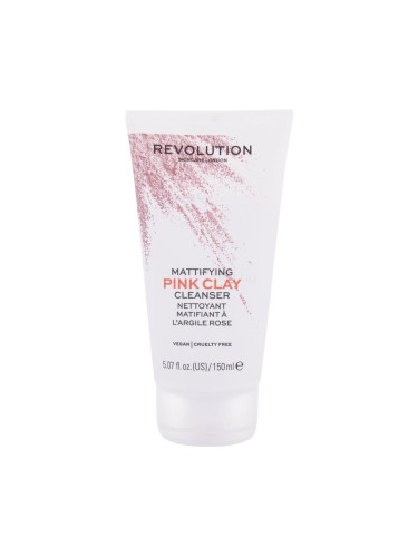 Revolution Skincare Pink Clay Mattifying Почистваща пяна за жени 150 ml