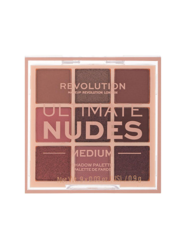 Makeup Revolution London Ultimate Nudes Сенки за очи за жени 8,1 гр Нюанс Medium