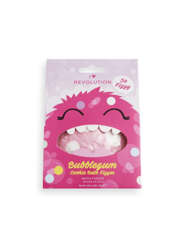 I Heart Revolution Cookie Bath Fizzer Bubblegum Бомбичка за вана за жени 120 гр