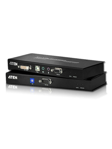 KVM екстендър ATEN CE600, DVI ,60M ,Audio, RS232 & USB