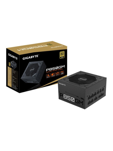 Захранване Gigabyte P850GM, 850W, Active PFC, 80+ Gold, 120mm вентилатор