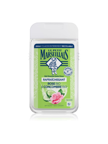 Le Petit Marseillais Rose BIO & Cucumber BIO нежен душ гел 250 мл.