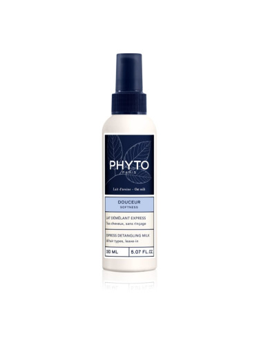 Phyto Softness Express Detangle Milk мляко за коса за по-лесно разресване на косата 150 мл.