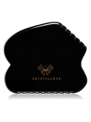 Crystallove Black Obsidian Contour Gua Sha масажно приспособление 1 бр.