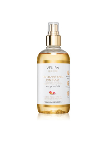 Venira Protective Hair Spray защитен спрей за изтощена от слънце коса с аромат Mango and Lychee 200 мл.