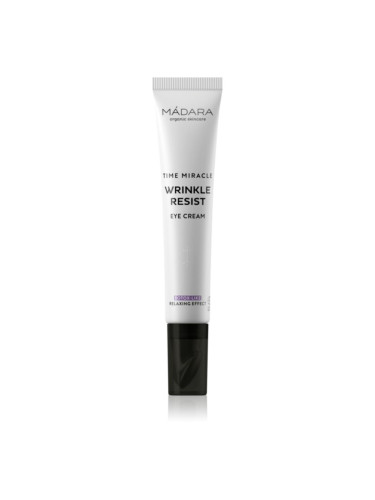 Mádara Time Miracle Wrinkle Resist крем за околоочния контур против бръчки с апликатор 20 мл.