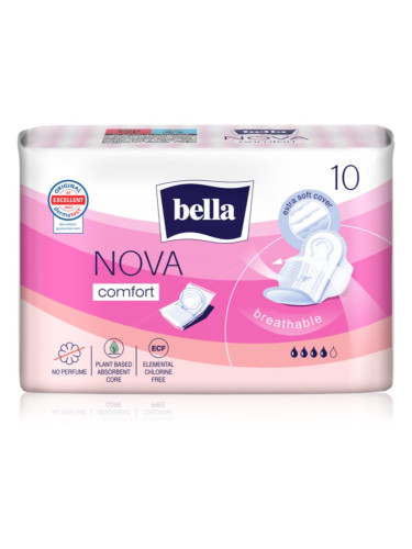 BELLA Nova Comfort санитарни кърпи 10 бр.