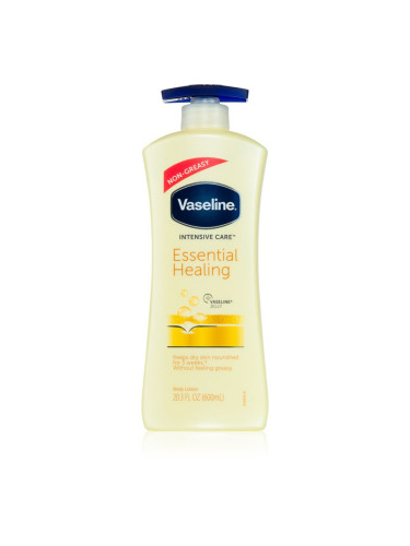 Vaseline Intensive Care хидратиращо мляко за тяло с дозатор Essential Healing 600 мл.