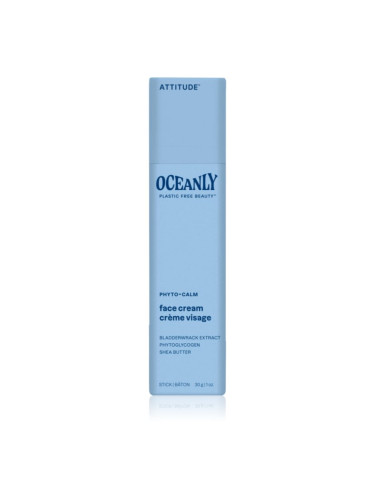Attitude Oceanly Face Cream успокояващ твърд крем за чувствителна кожа на лицето 30 гр.
