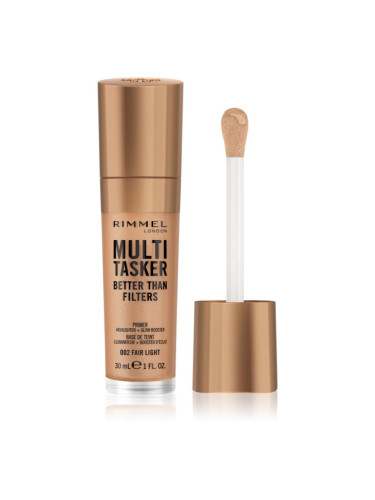 Rimmel Multi-Tasker Better Than Filters озаряваща база да уеднакви цвета на кожата цвят 002 Fair Light 30 мл.