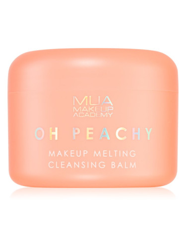 MUA Makeup Academy Oh Peachy балсам за почистване на грим, съдържащ олио с аромат на праскова 70 гр.