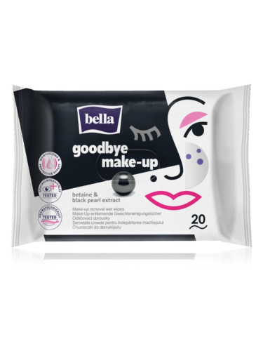BELLA Make Up Betain кърпички за почистване на грим 20 бр.