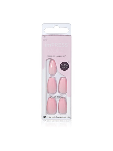 KISS imPRESS Color Medium Изкуствени нокти Pink Dream 30 бр.