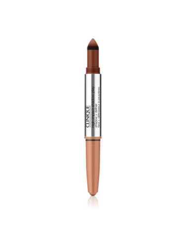 Clinique High Impact™ Shadow Play сенки за очи в молив дуо цвят Flame + Amber 1.9 гр.