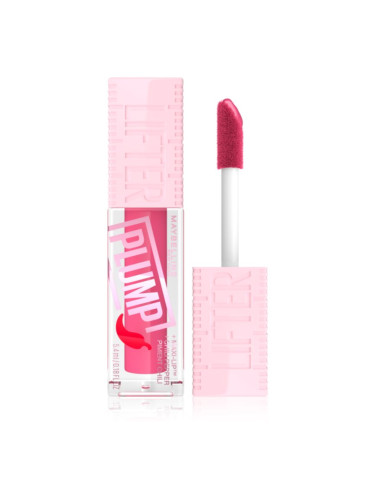 MAYBELLINE NEW YORK Lifter Plump блясък за устни с увеличаващ ефект цвят 003 Pink Sting 5.4 мл.