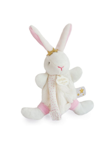 Doudou Gift Set Bunny With Pacifier подаръчен комплект за деца от раждането им Pink 1 бр.