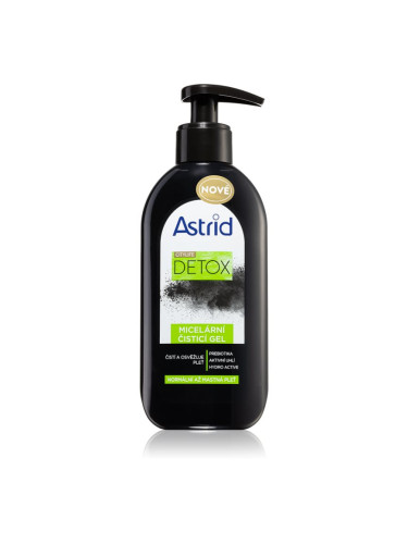 Astrid CITYLIFE Detox почистващ мицеларен гел за нормална към мазна кожа 200 мл.