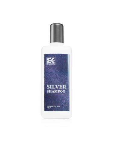 Brazil Keratin Silver Shampoo неутрализиращ сребърен шампоан за руса и сива коса 300 мл.