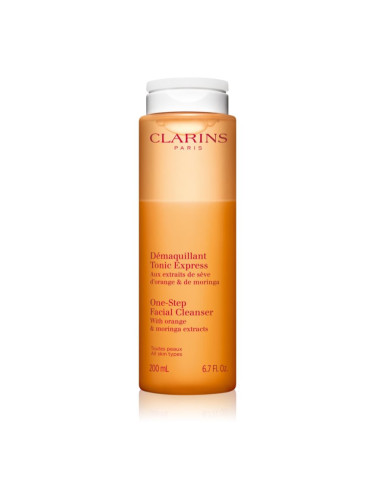 Clarins Cleansing One-Step Facial Cleanser двуфазна вода за лице 200 мл.