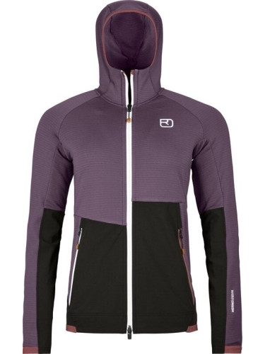 Ortovox Fleece Rib Hoody Womens Wild Berry M Суичър за открито