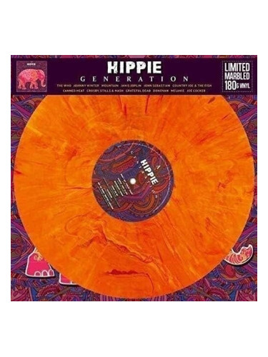 Various Artists - Hippie Generation (Limited Edition) (Orange Marbled Coloured) (LP)