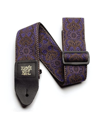 Ernie Ball Jacquard Strap EB Колан за китара Purple Paisley