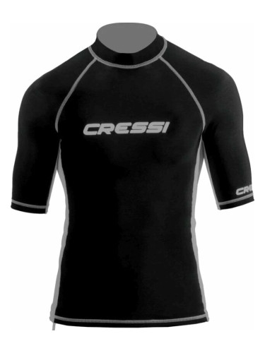 Cressi Rash Guard Man Short Sleeve Риза Black 2XL