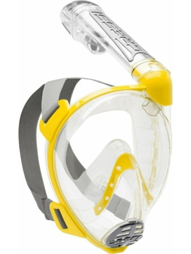 Cressi Duke Dry Full Face Mask Clear/Yellow S/M