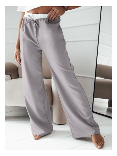 DARAMY Women's Wide Trousers Grey Dstreet