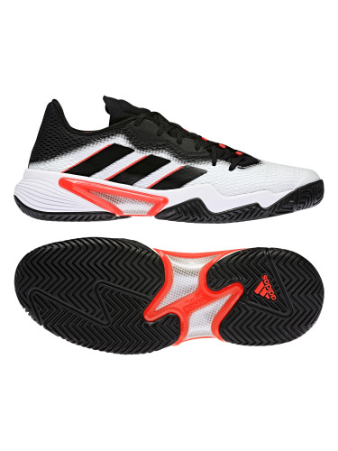 Men's Tennis Shoes adidas Barricade M White/Black EUR 42