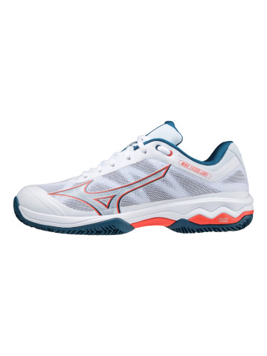 Mizuno Wave Exceed Light Clay White/Cherry Men's Tennis Shoes EUR 44