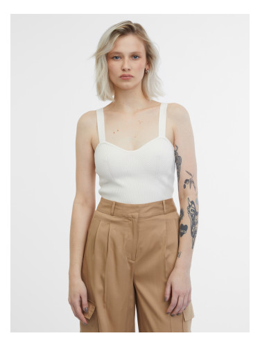 Orsay Cream women's top - Women's