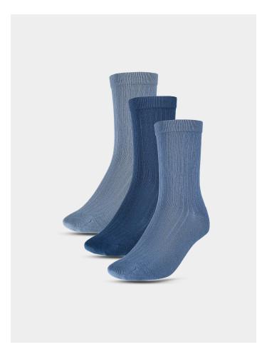 Children's Casual Over Ankle Socks (3Pack) 4F