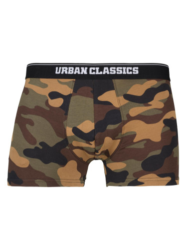 Organic Boxer Shorts, 5 Pack wd camo+grn+blk+grey+sw camo